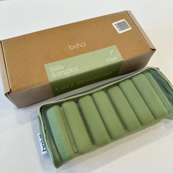 Bracelets BALA Réglables Vert SAGE – 2 X 2 Lb De Chaque Poids Pour Poignet Et Cheville, Neuf Sous Blister
